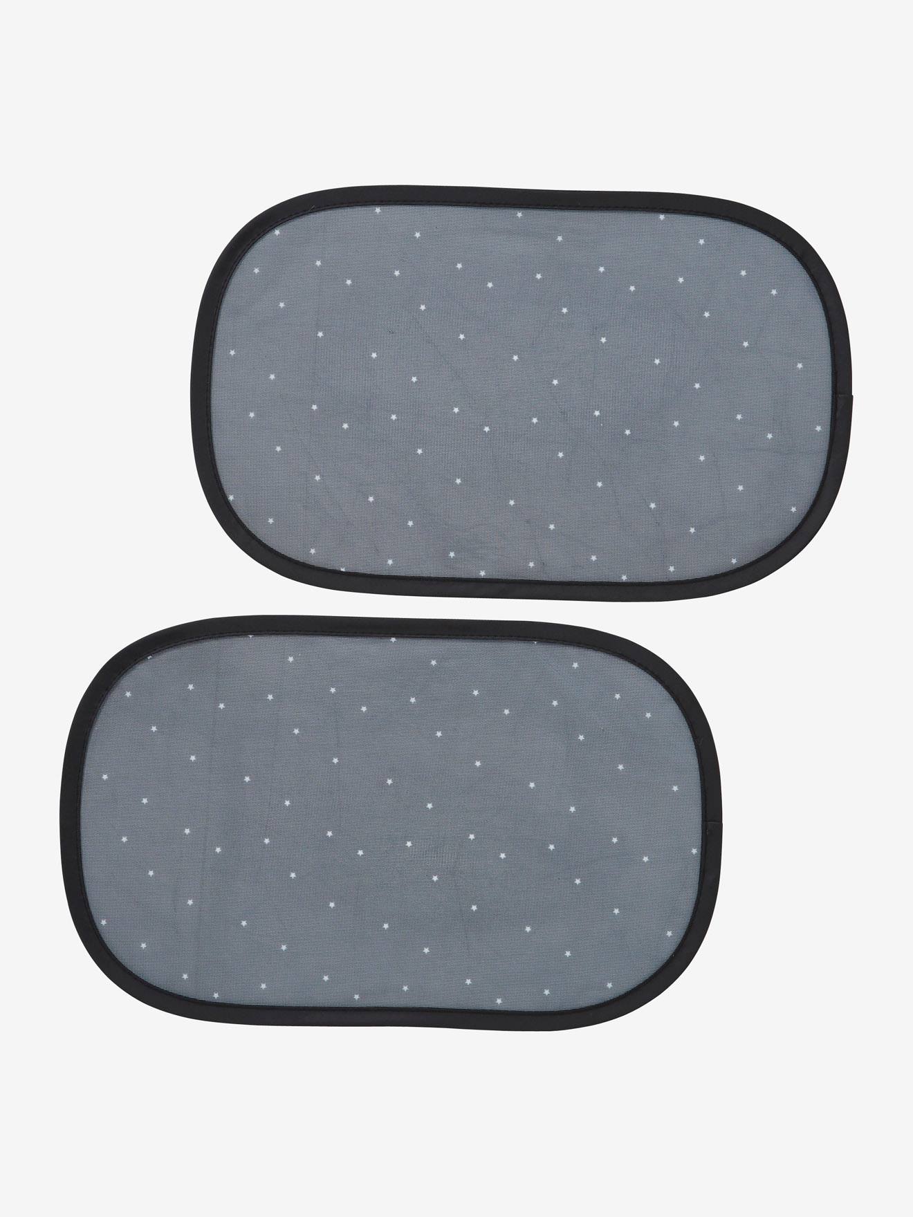 Lot de 2 pare-soleil noir imprimé