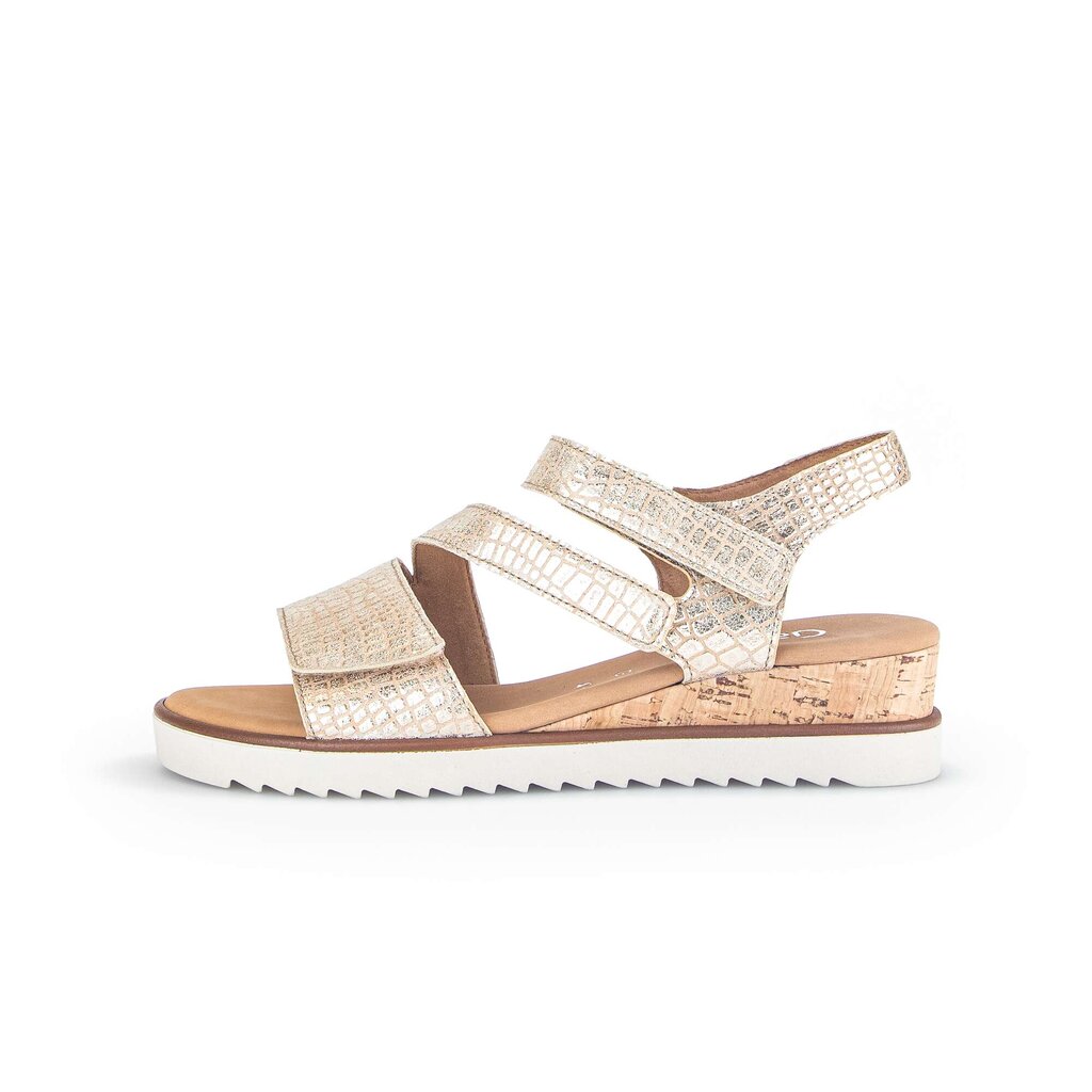 Gabor comfort Keilsandalette gold