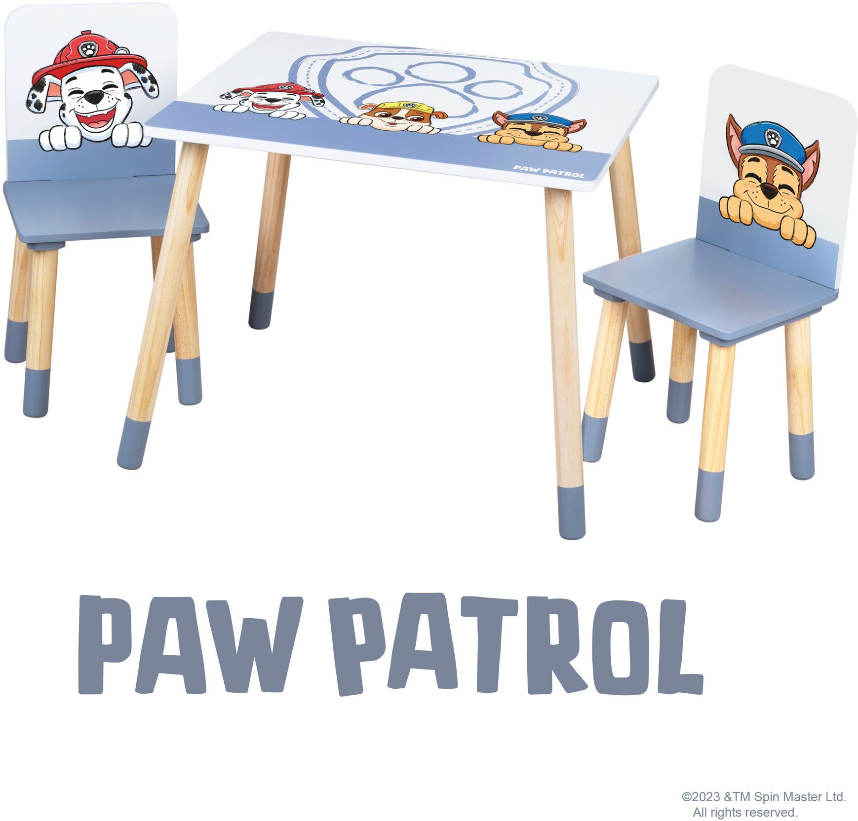roba® Kindersitzgruppe Paw Patrol, (3-tlg)