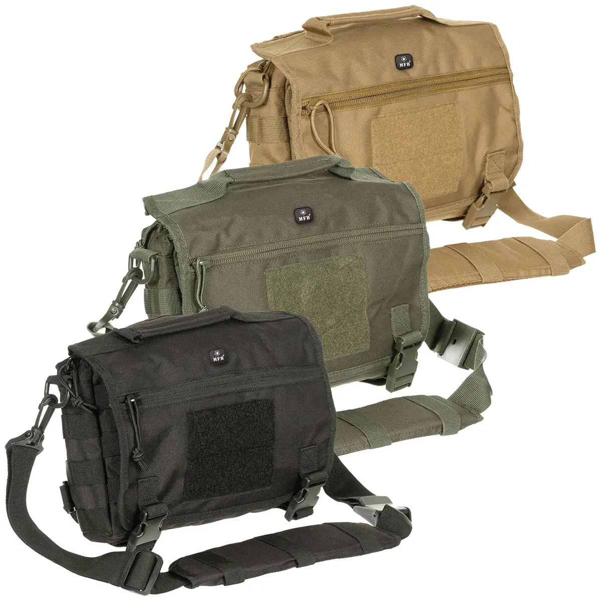 Schulter-Umhängetasche MOLLE versch. Farben