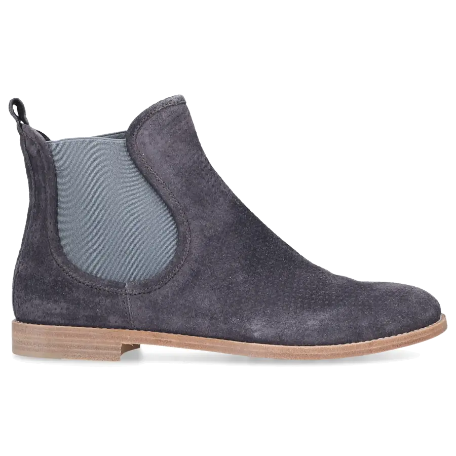 AGL Attilio Giusti Leombruni - Chelsea Boots D706504 Veloursleder - blau