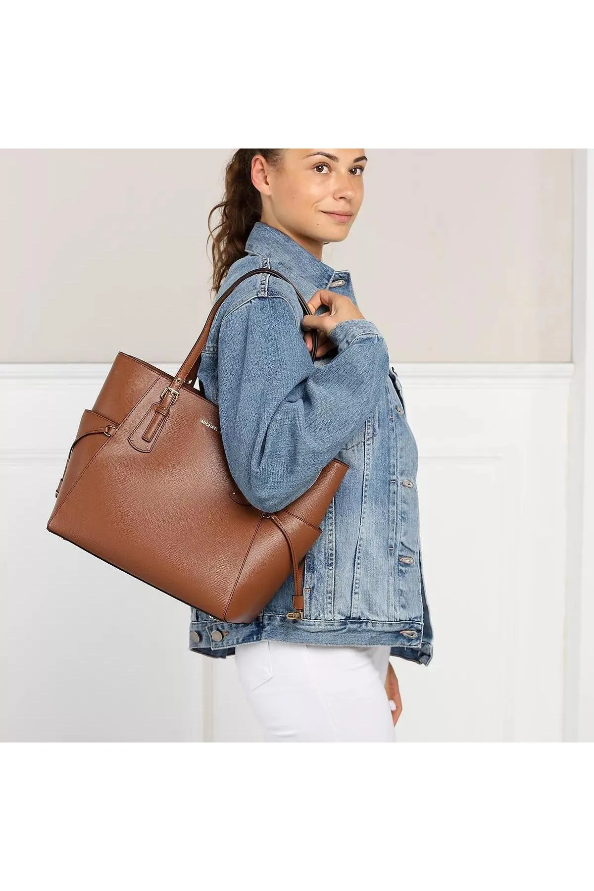 Michael Kors  Handtasche - Braun - Strukturiert