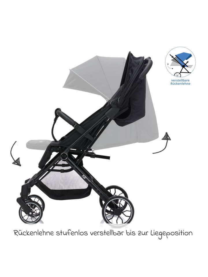 fillikid Buggy & Sportwagen Fill Rover bis 22 kg belastbar in schwarz günstig kaufen onesize