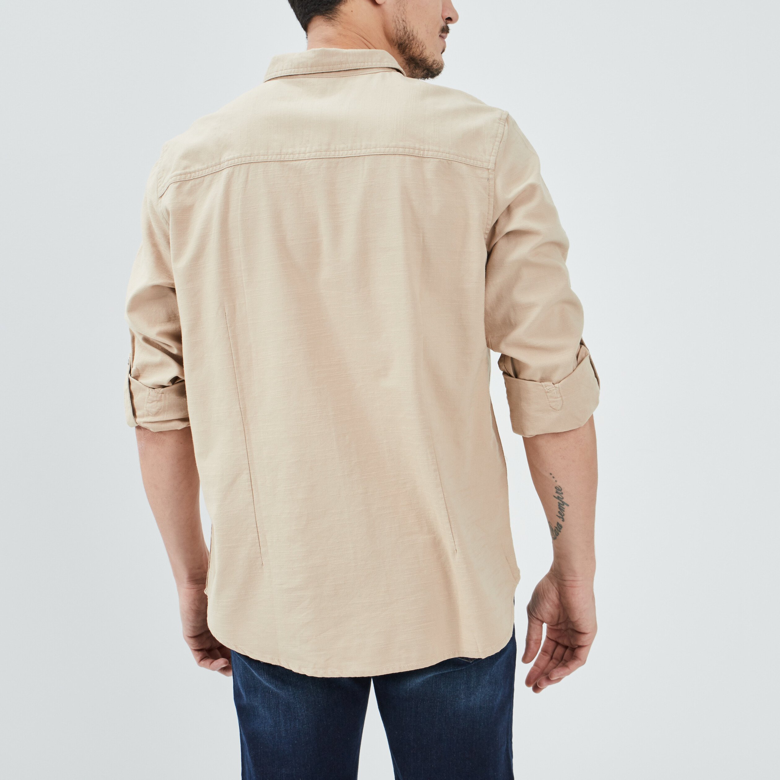 Chemise Trappeur sable homme | La Halle