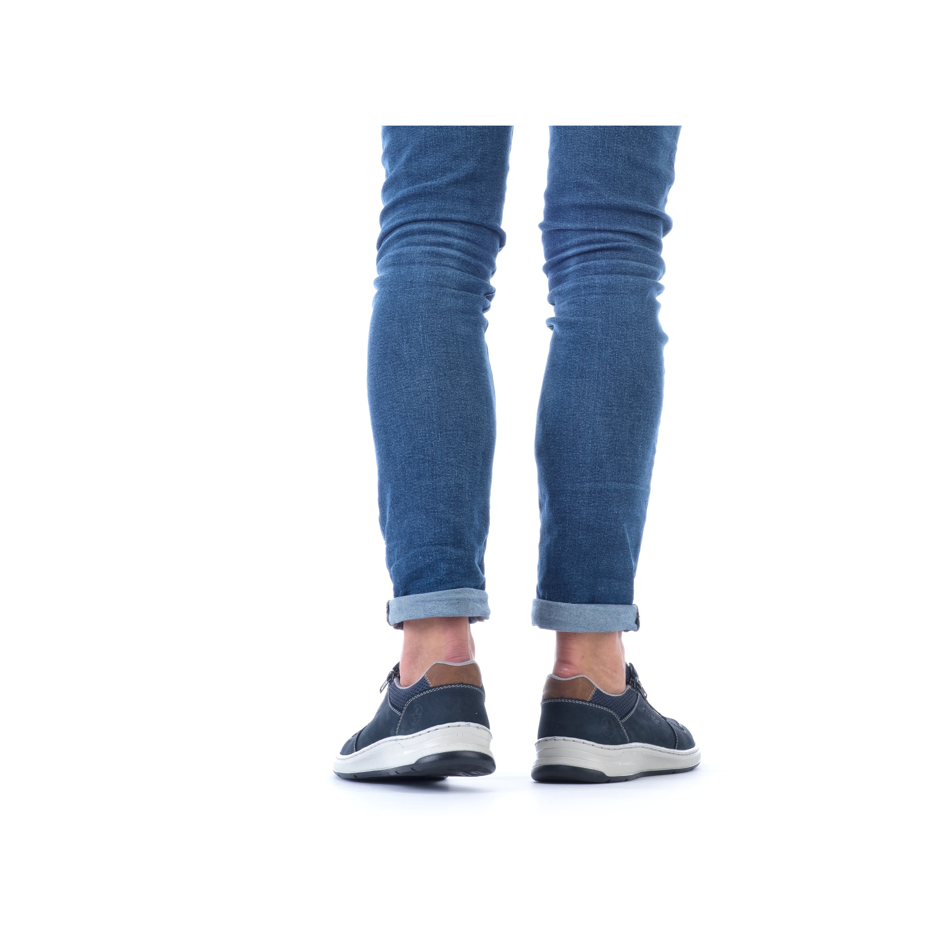 Rieker Herren Schnürschuhe ozeanblau