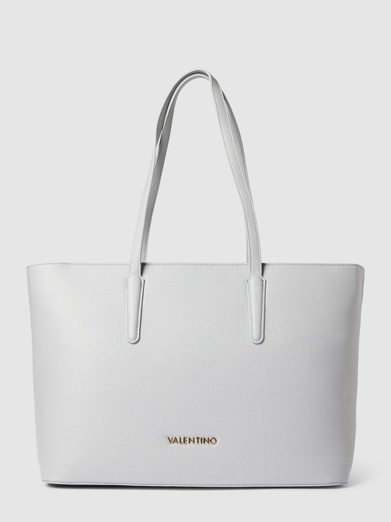 Shopper mit Label-Applikation Modell 'SPECIAL MARTU' in cognac