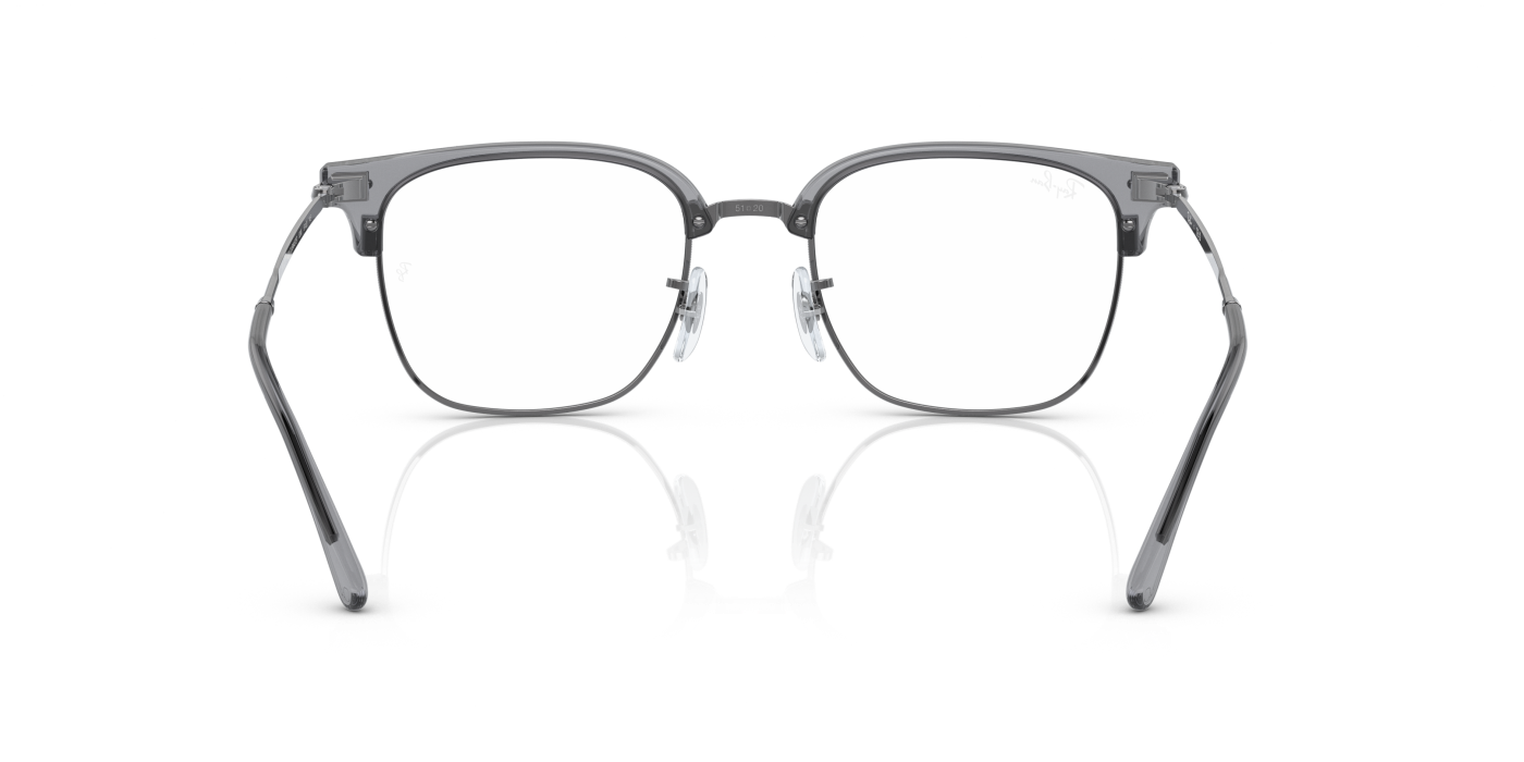NOI CLUBMASTER OPTICS LIMITED - Gri lucios transparent pe gri închis