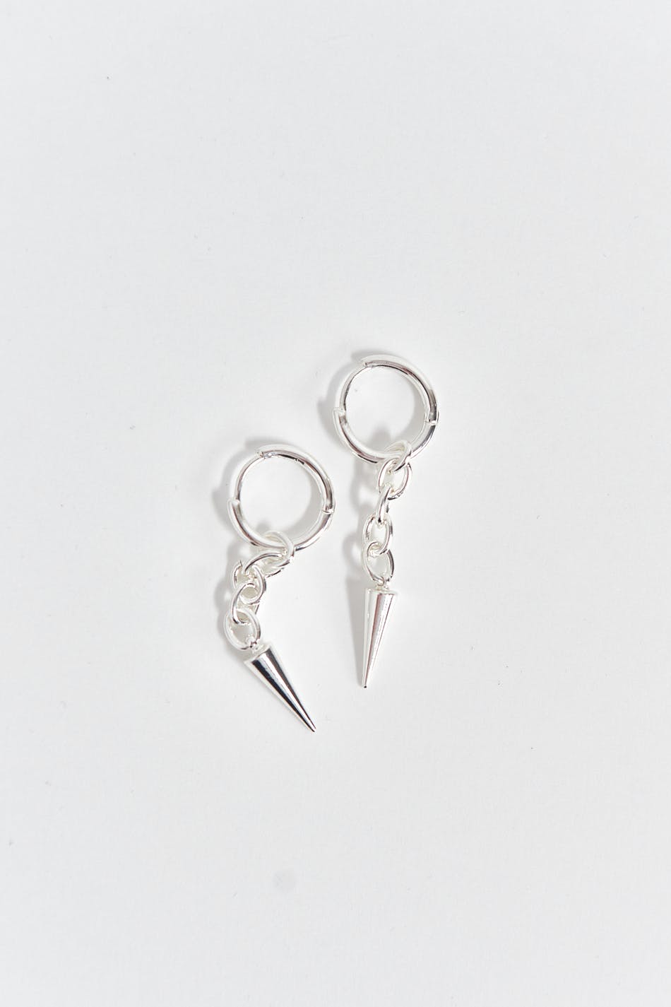Spike chain earrings
