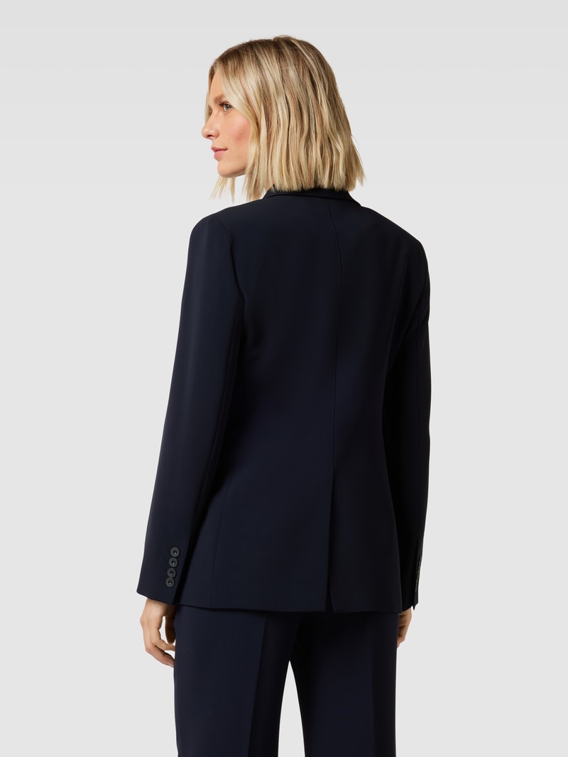Blazer mit Pattentaschen Modell 'LINZ' in dunkelblau