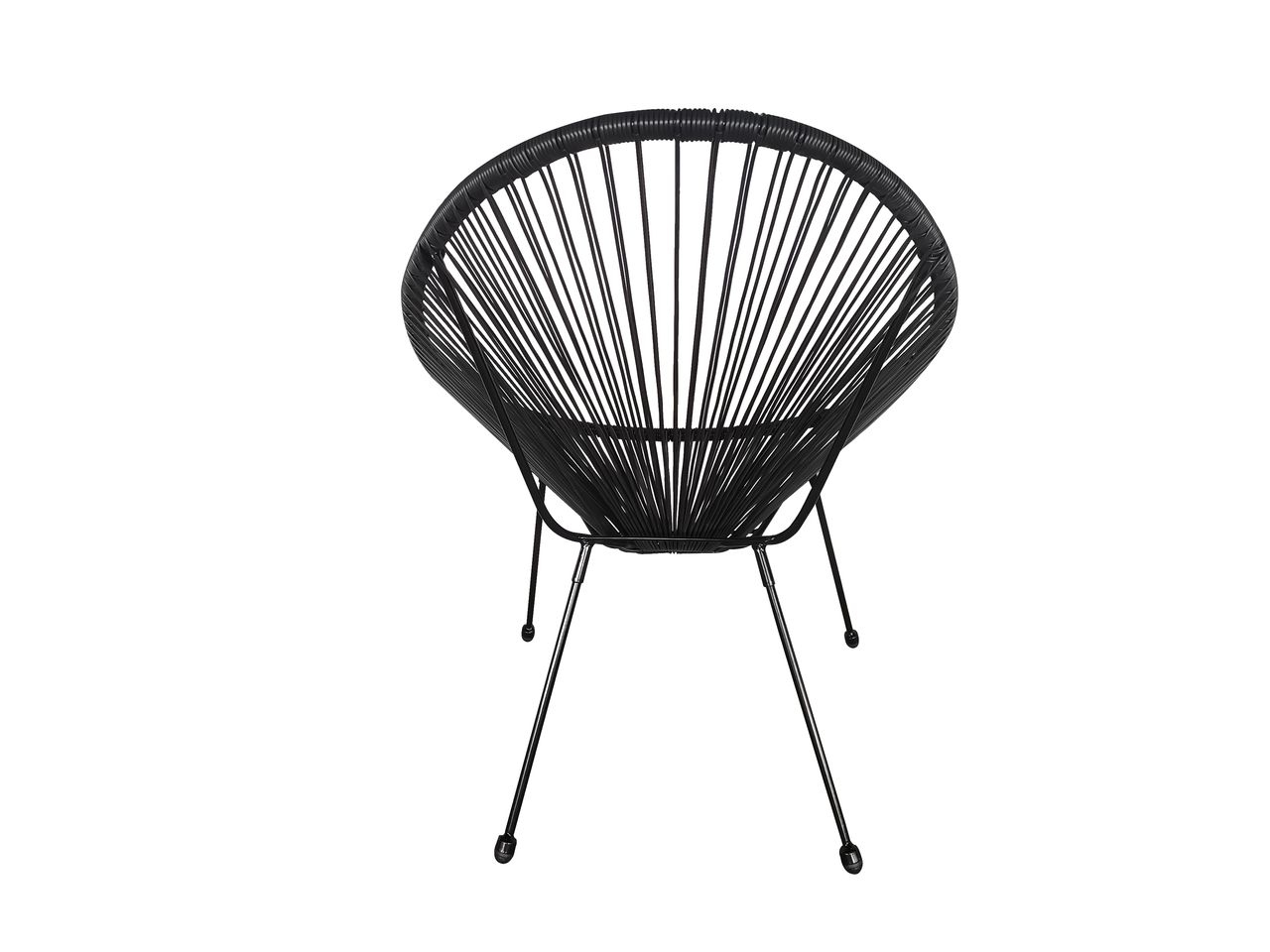 Happy Home Happy Home Bistro-Set 3 tlg. HGE53-SCH schwarz