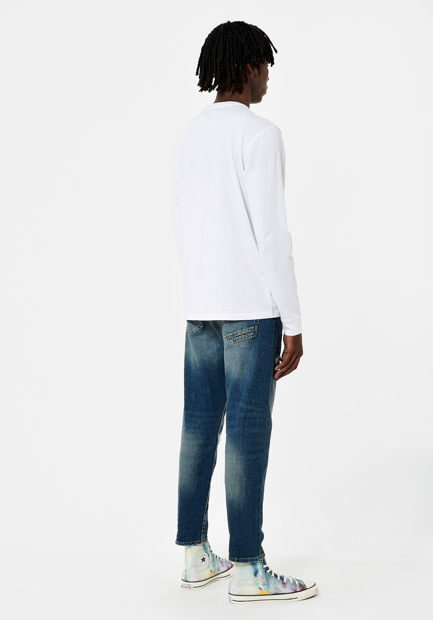 PERES  T-shirt blanc Homme en 100% coton bio