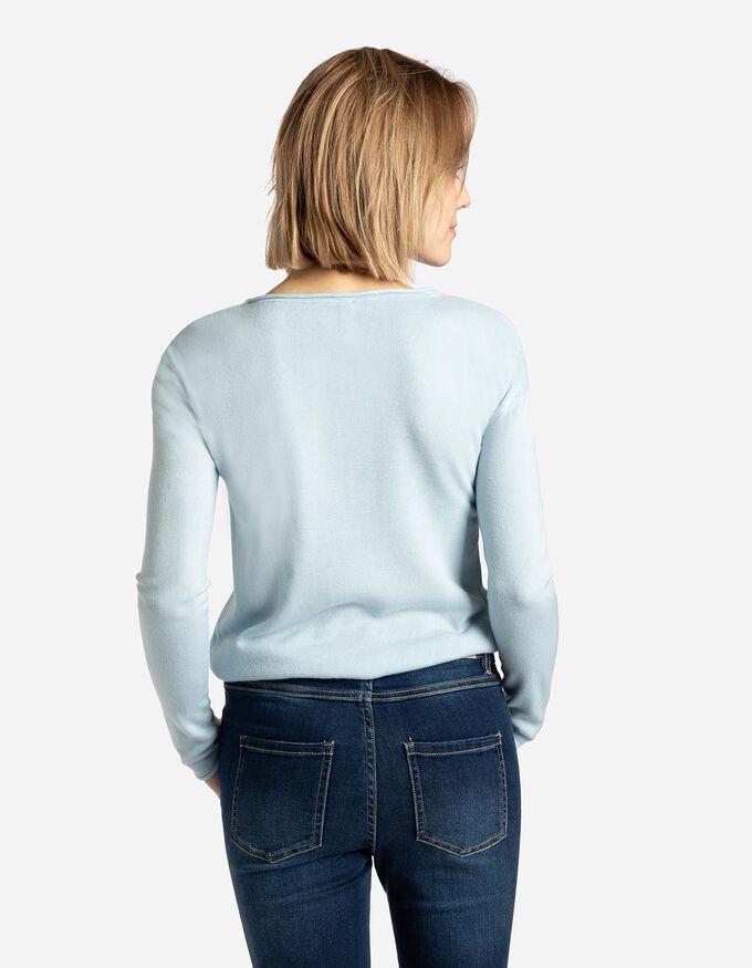 Strickpullover - Gerollte Abschlüsse