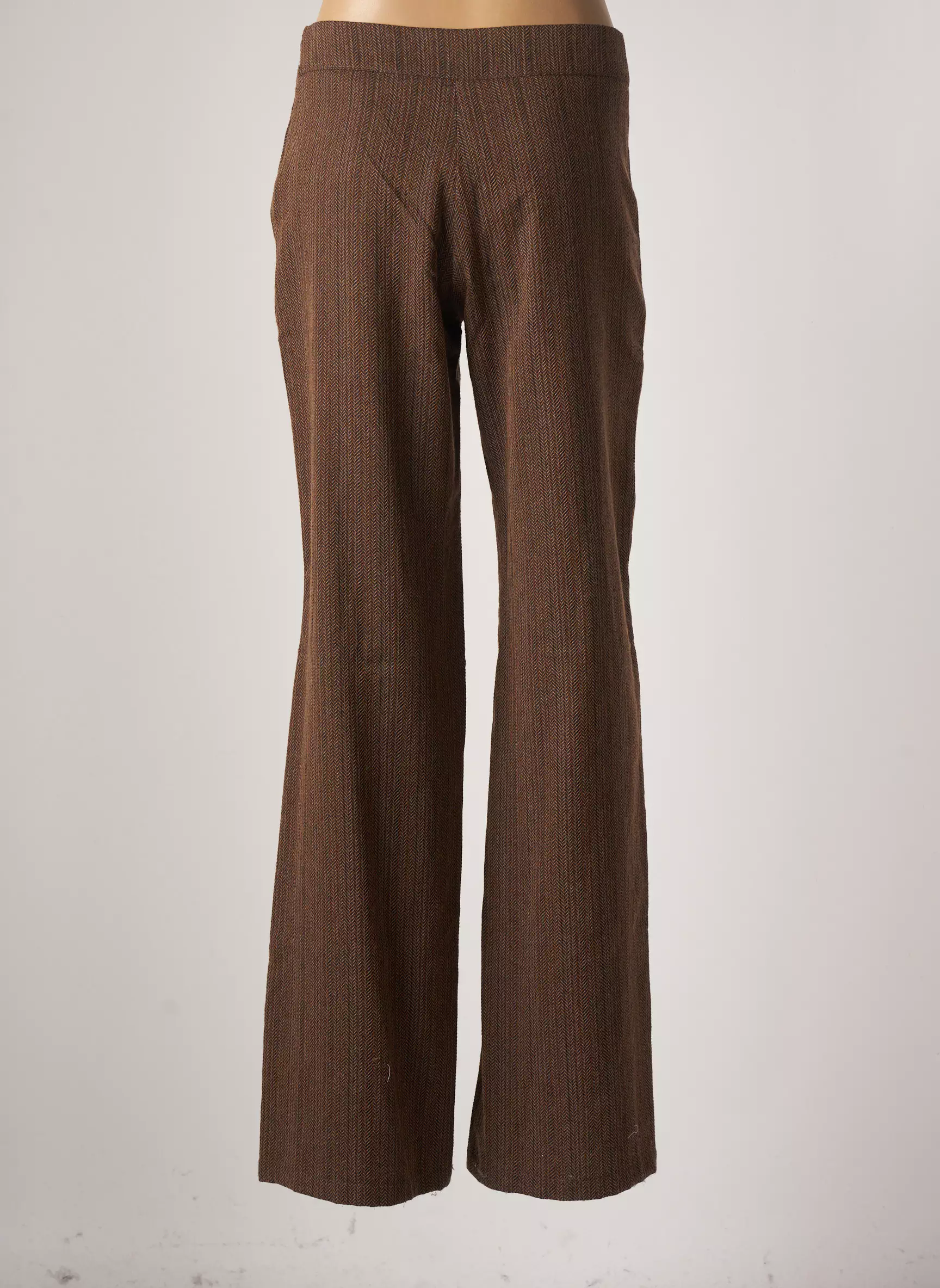 Legatte Pantalons Larges Femme couleur marron