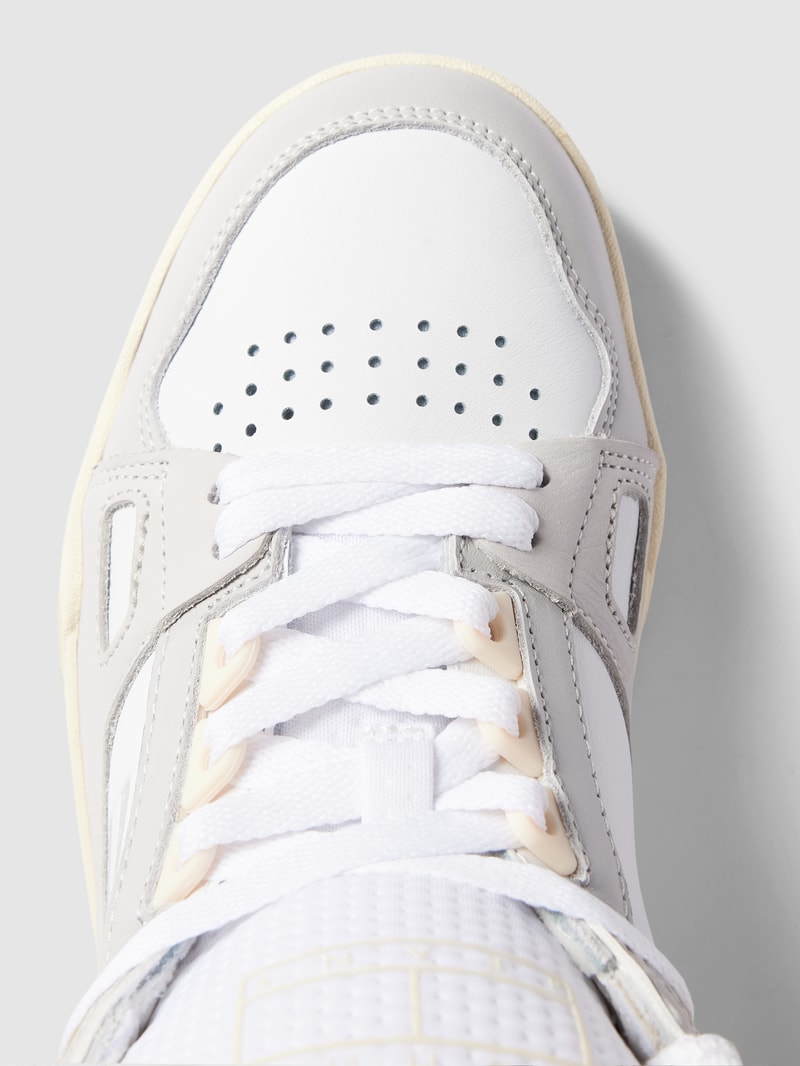 High-Top-Sneaker mit Label-Print Modell 'SKATE' in offwhite