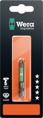 Wera 05073965001 867/4 IMP DC SB SiS Torx bit T 25 Alatni čelik Legirani, s dijamantskim premazom F 6.3 1 komad