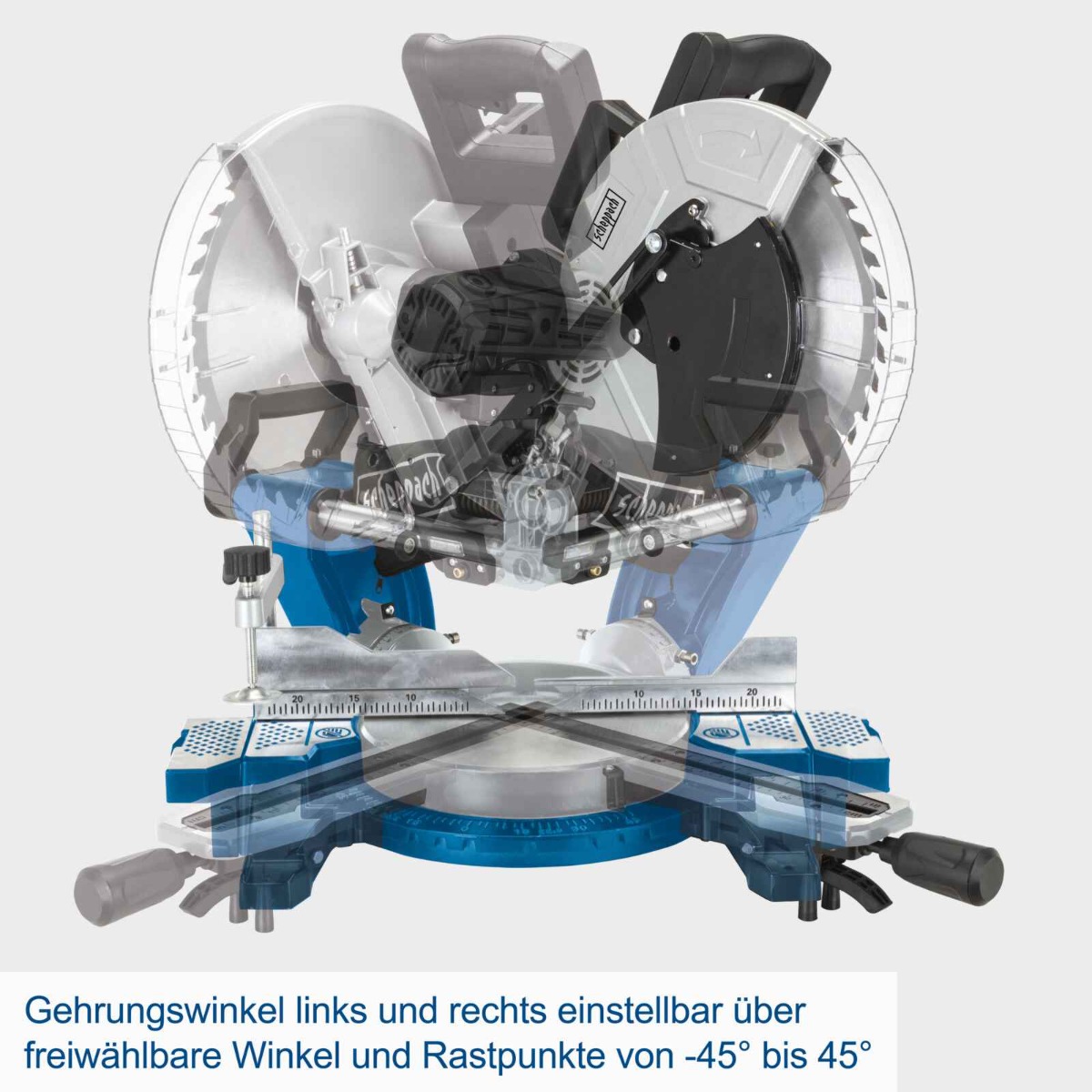 Scheppach 5901218901 HM140L Příčná a pokosová pila 305 mm