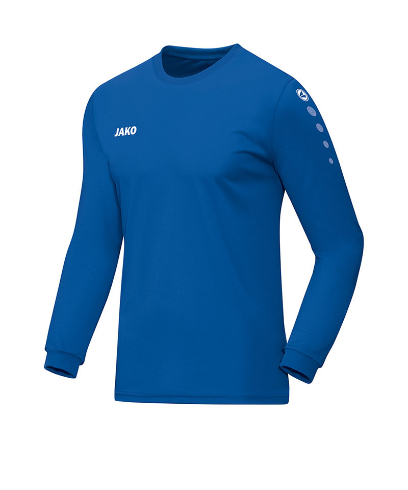 Jako Team Trikot langarm Kids Blau F04