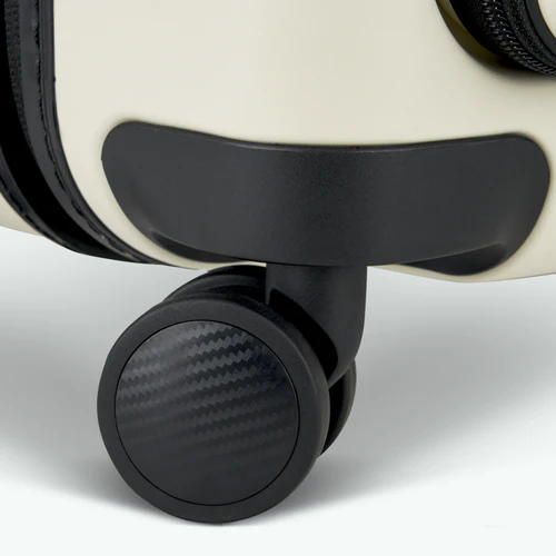 JFK 4-wheel hard-shell suitcase, CPH beige pouch