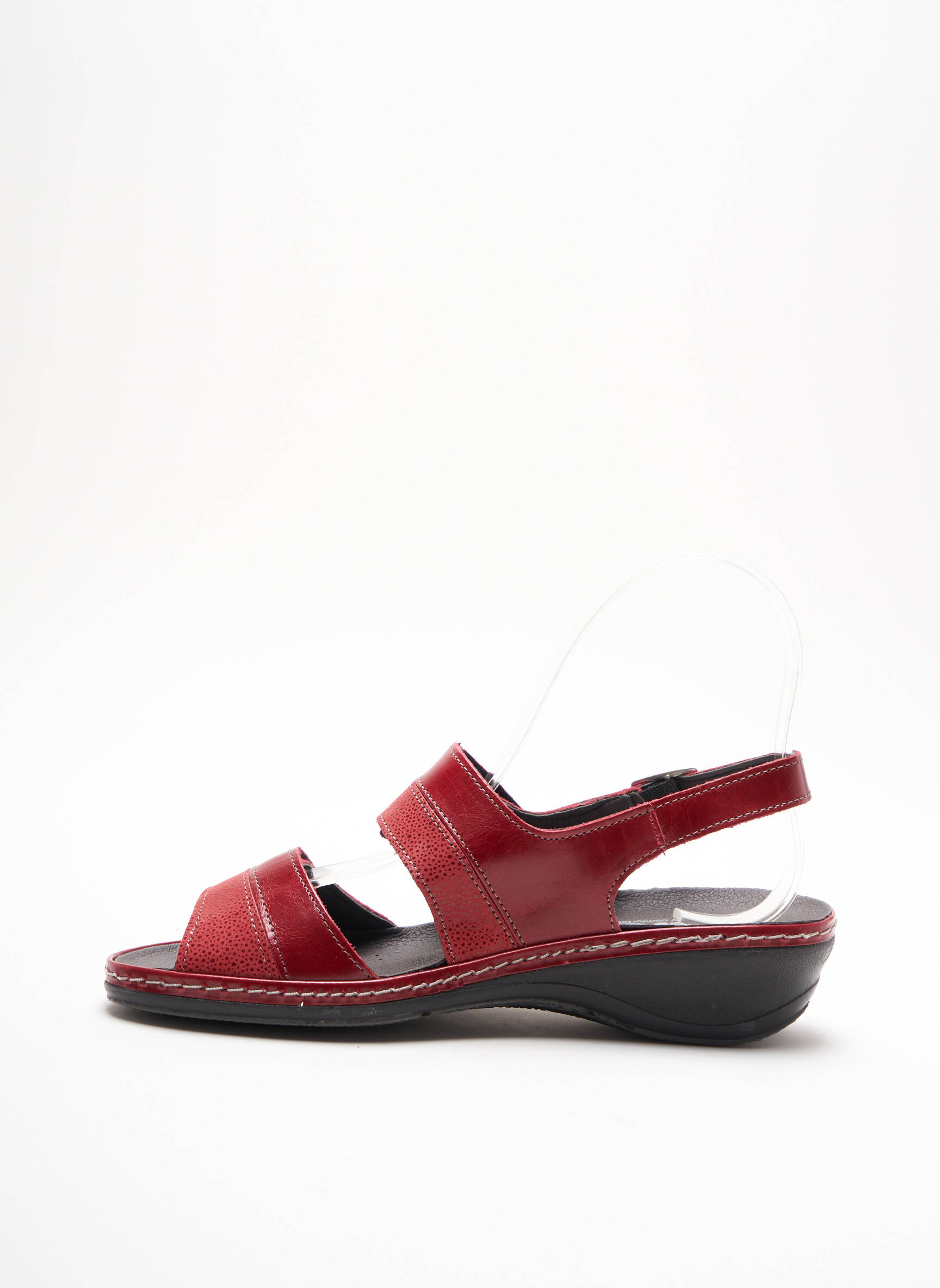 Suave Sandales Nu Pieds Femme couleur rouge
