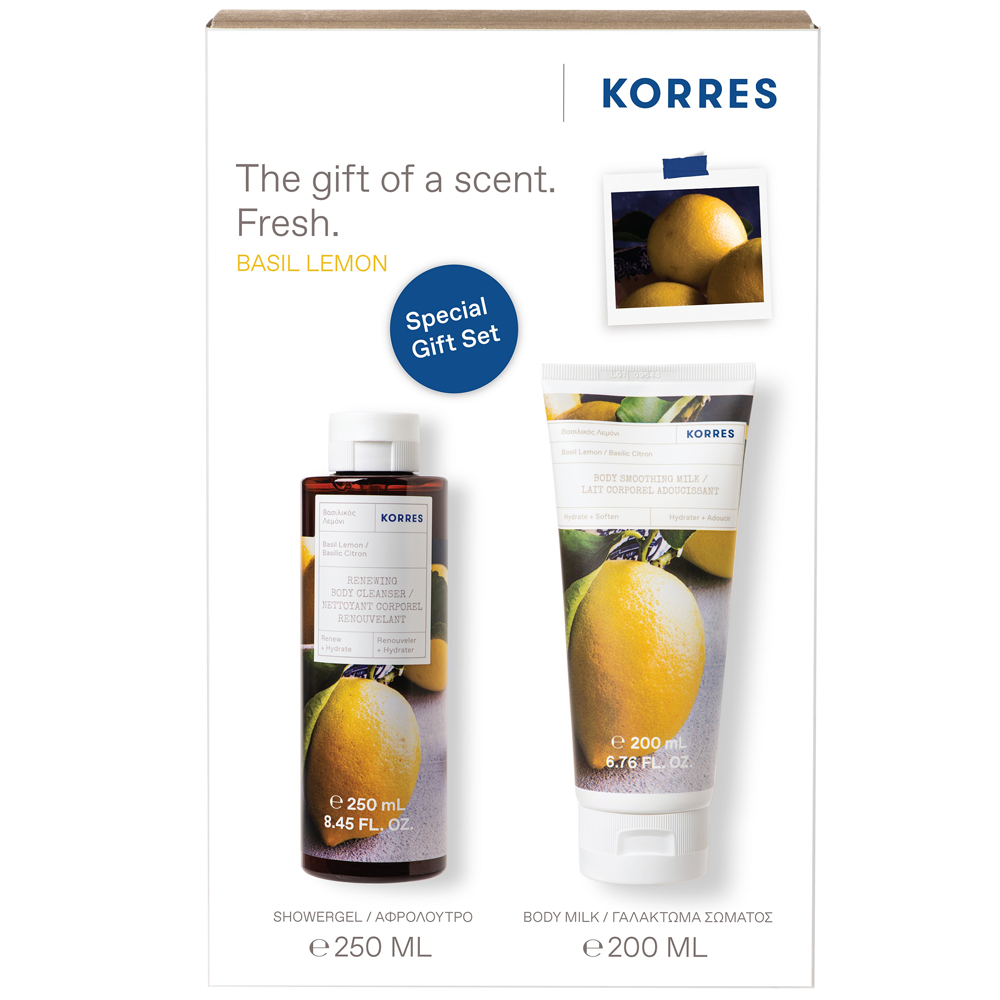 Korres Basil Lemon Körperpflege Set