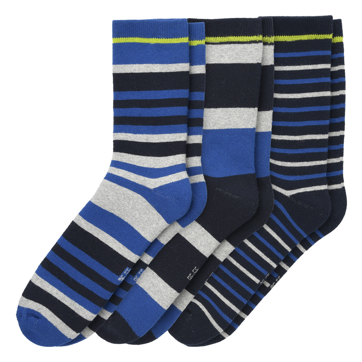3 Paar Jungen Socken mit Ringeln