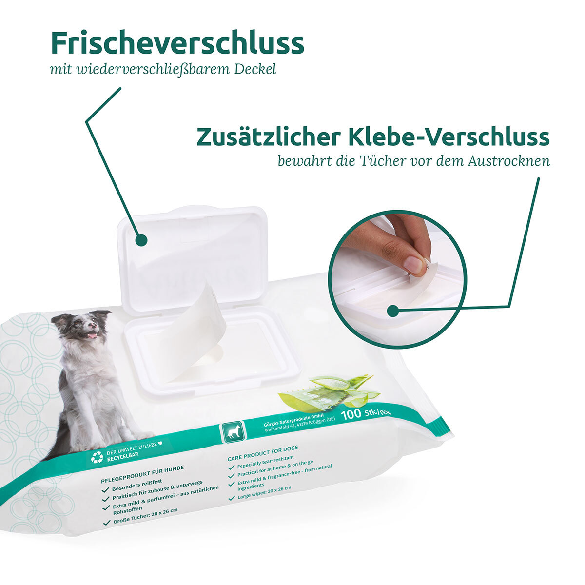 Aniforte Windeln & Hygiene Aniforte Pflegetücher 100 Stück