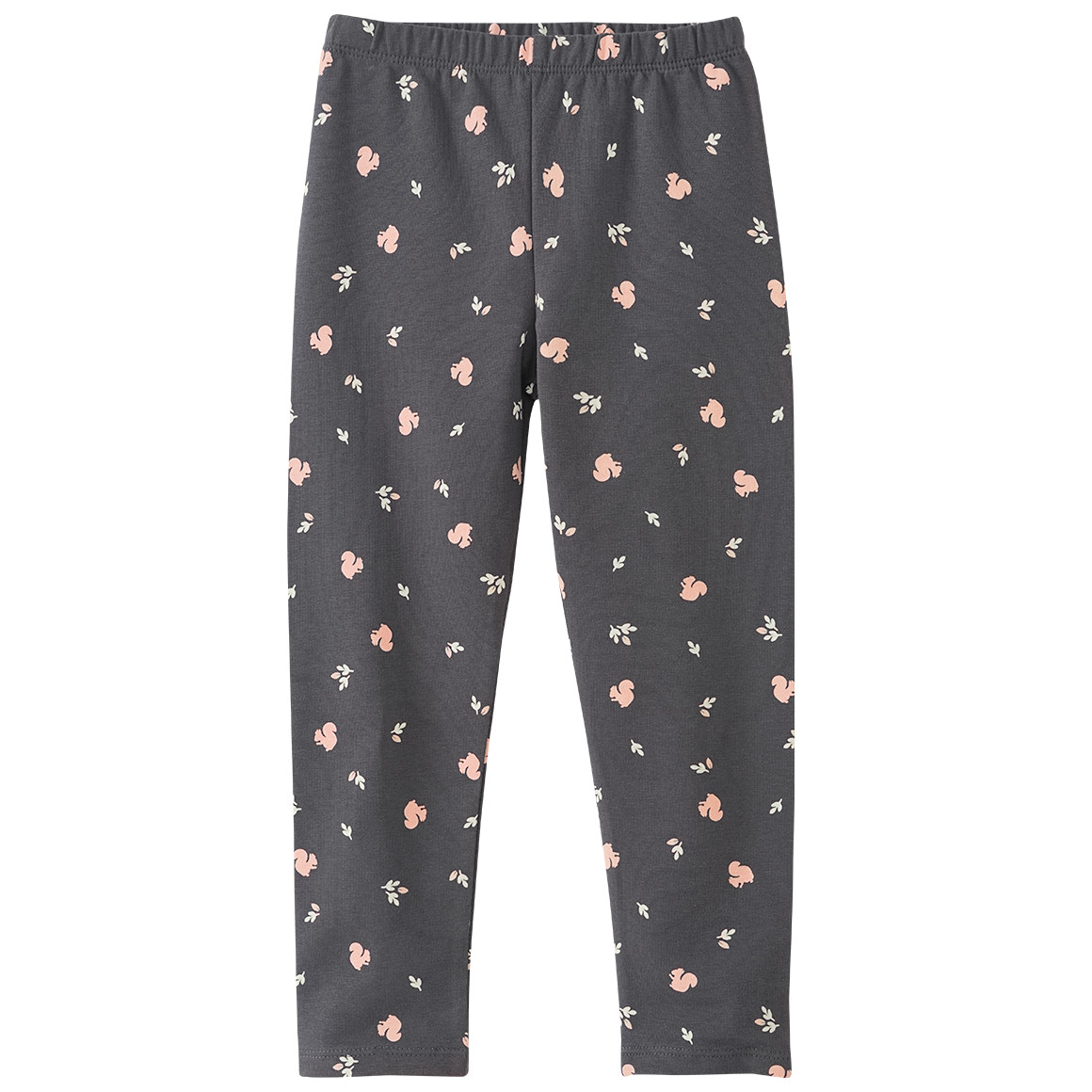 Mädchen Leggings mit Eichhörnchen-Print