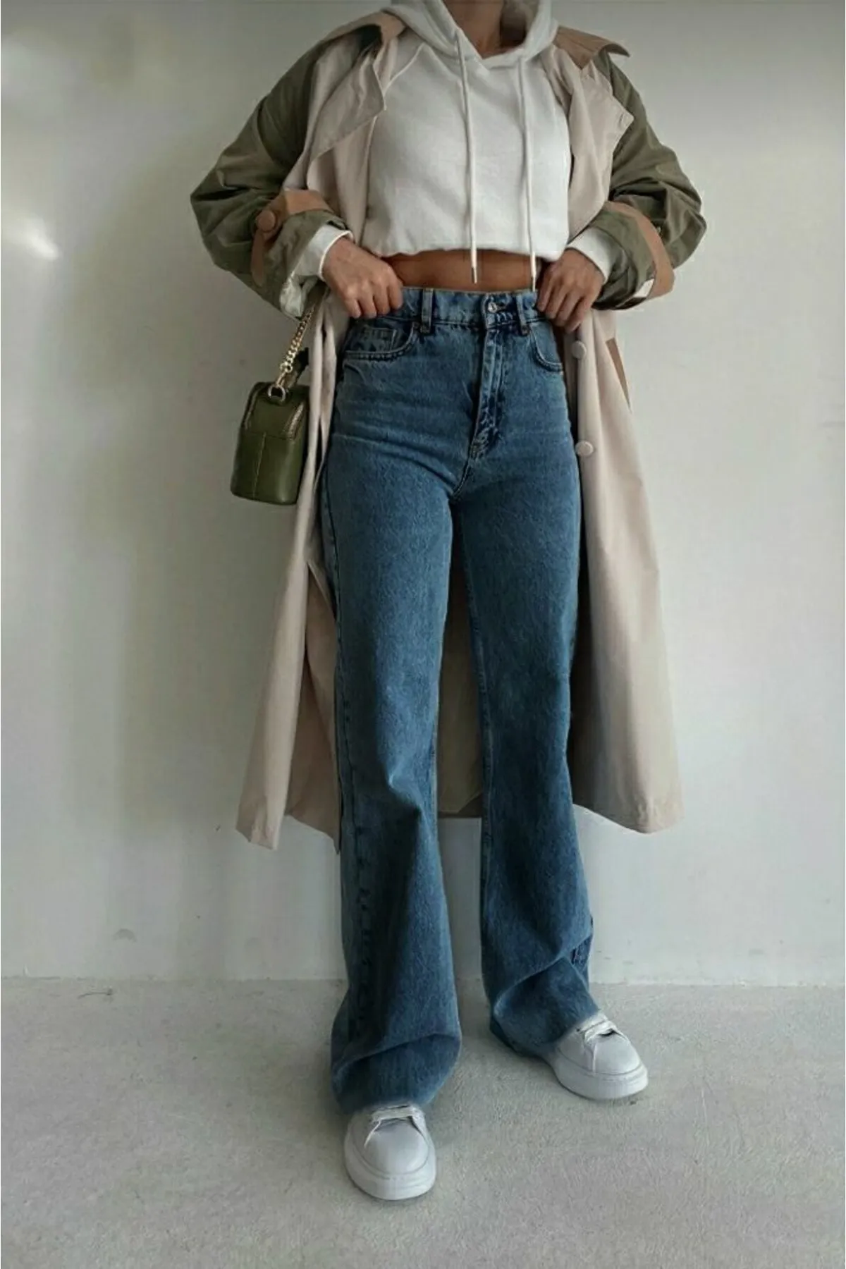 Trn JNS  Jeans - Blau - Wide Leg