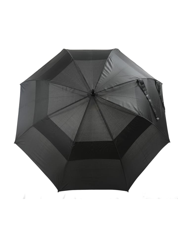 COFI 1453 Fiberglasstockschirm mit Hülle Wasserdicht in Schwarz günstig kaufen 130 cm