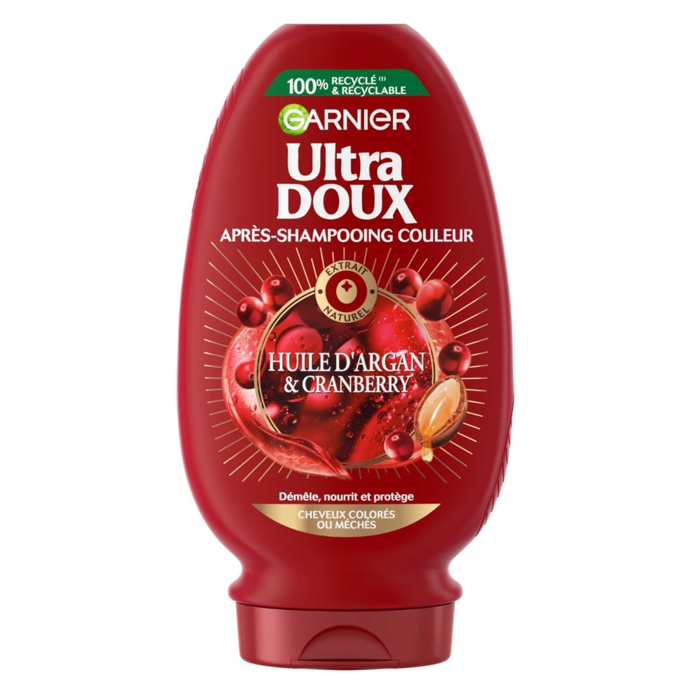 garnier Ultra Doux Argan/Cranberry Après-shampooing à l'huile d'argan et de cranberry