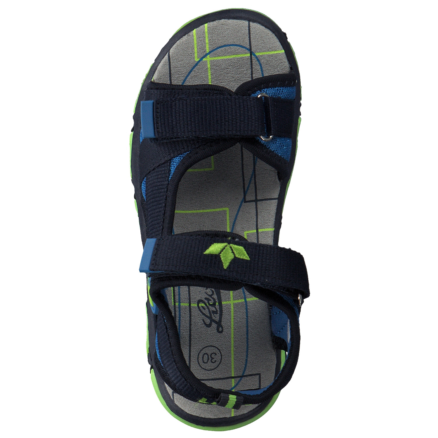 Geka Palau V, Sandalen (Kinder), Kinder, marine/blau/lemon