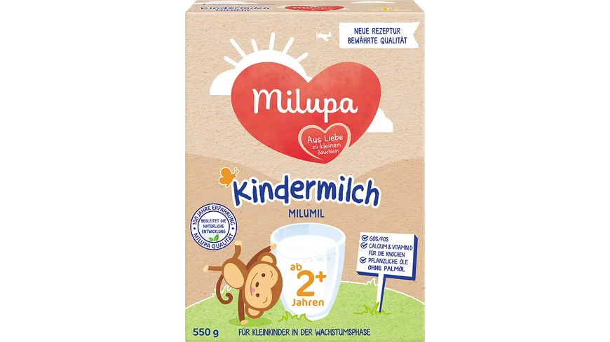 Milupa Milumil Kindermilch 2+ ab 2 Jahren 550 g