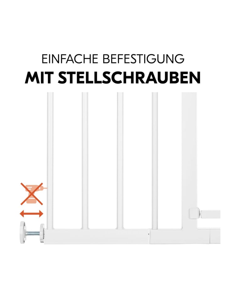 Hauck Türschutzgitter / Treppenschutzgitter Open N Stop 2 in weiss günstig kaufen onesize