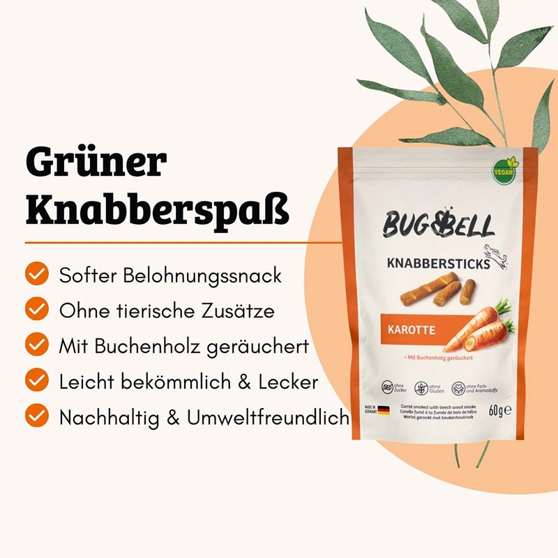 BugBell Knabbersticks Karotte