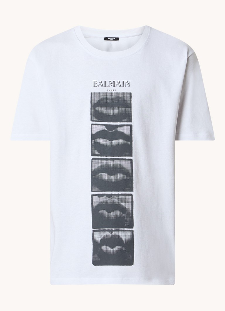 Tricou Balmain cu logo imprimat