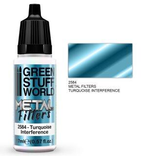 Metallfilter - Türkisfarbene Interferenz (17 ml)
