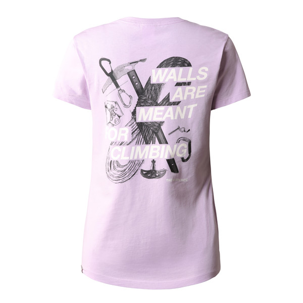 W S/S OUTDOOR GRAPHIC TEE Damen - T-Shirt