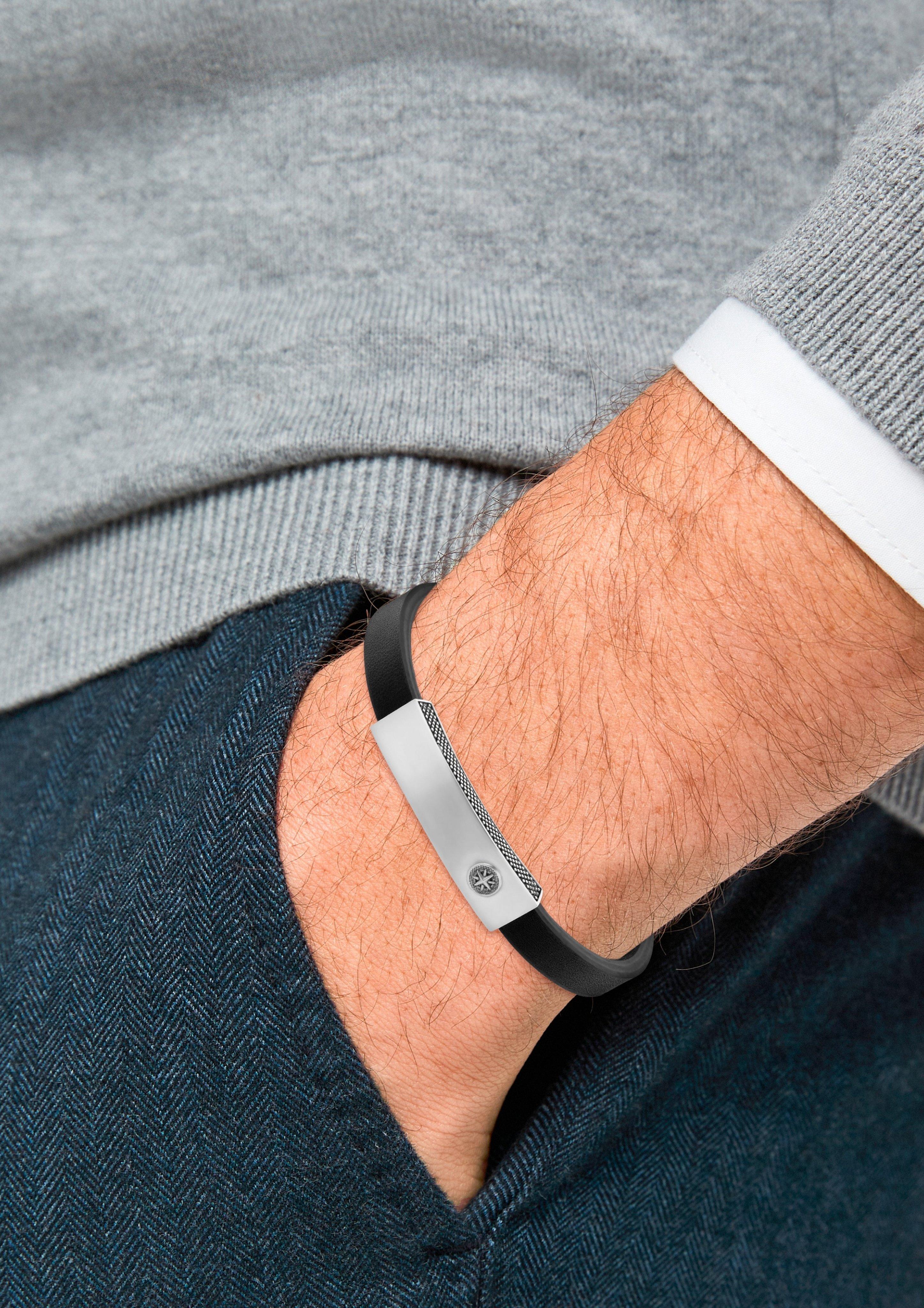 Lederarmband mit gravierbarer Platte  6009597-99B0