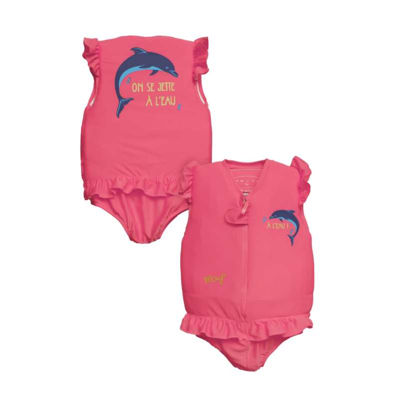 Maillot de bain flottant : Dauphin Corail