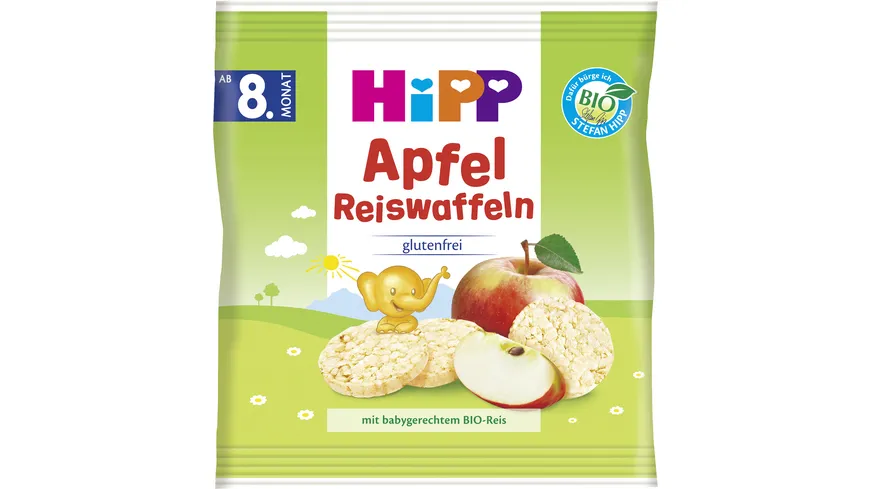 HiPP Knabberprodukte: Apfel Reiswaffeln 30 g