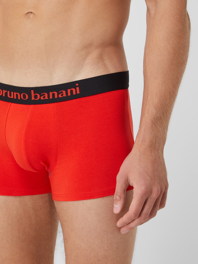 Trunks mit elastischem Logo-Bund in rot