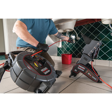 Ridgid 75848 SeeSnake MicroReel APX CS6x Versa digitális TrueSense diagnosztikai csővizsgáló kamerával 18 V 5.0 Ah Li-ion