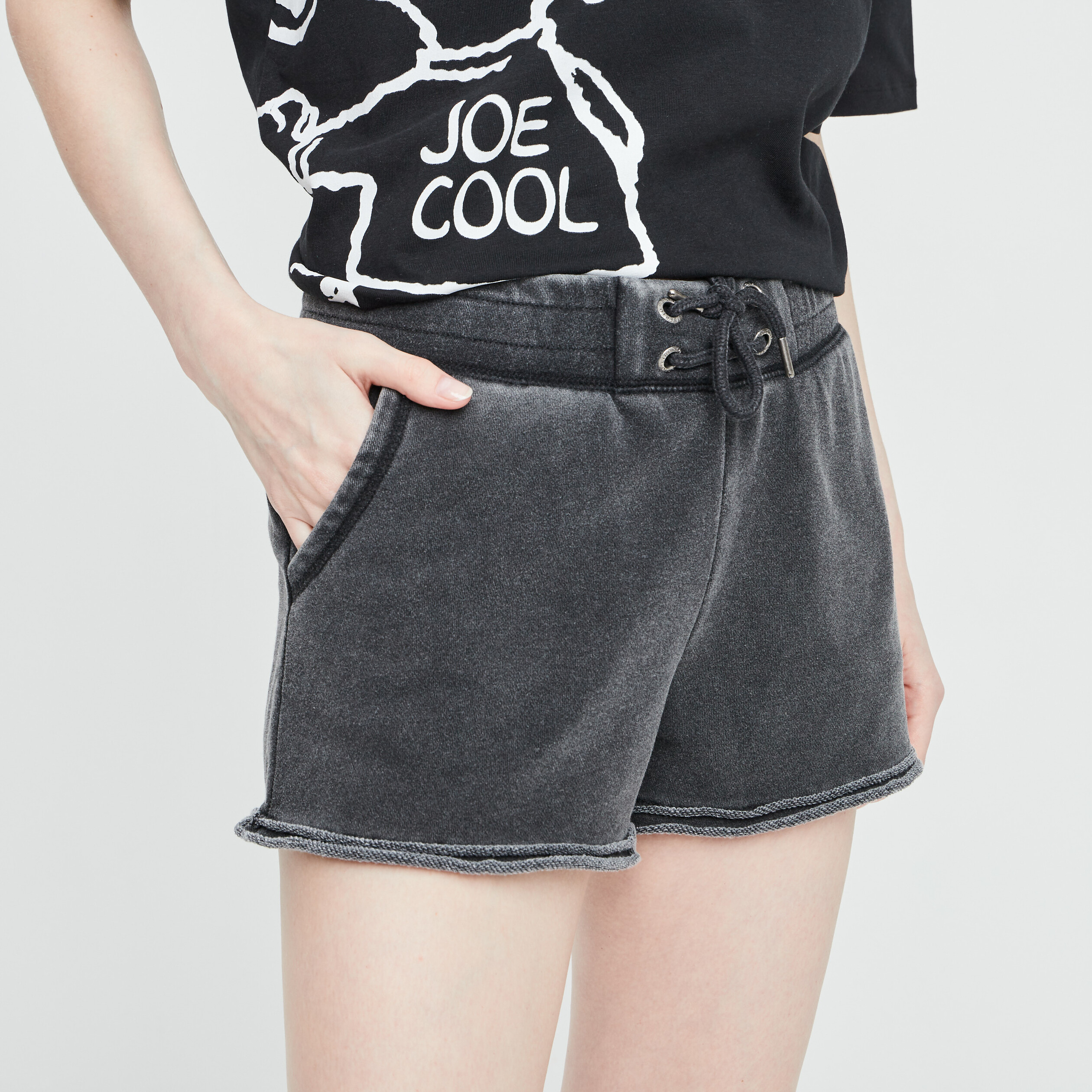 Short ajustable noir femme | La Halle