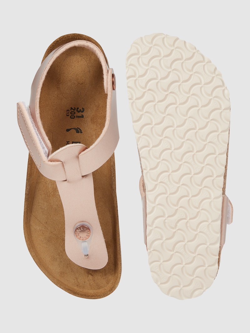 Sandalen in Metallic-Optik Modell 'Kairo' in kupfer