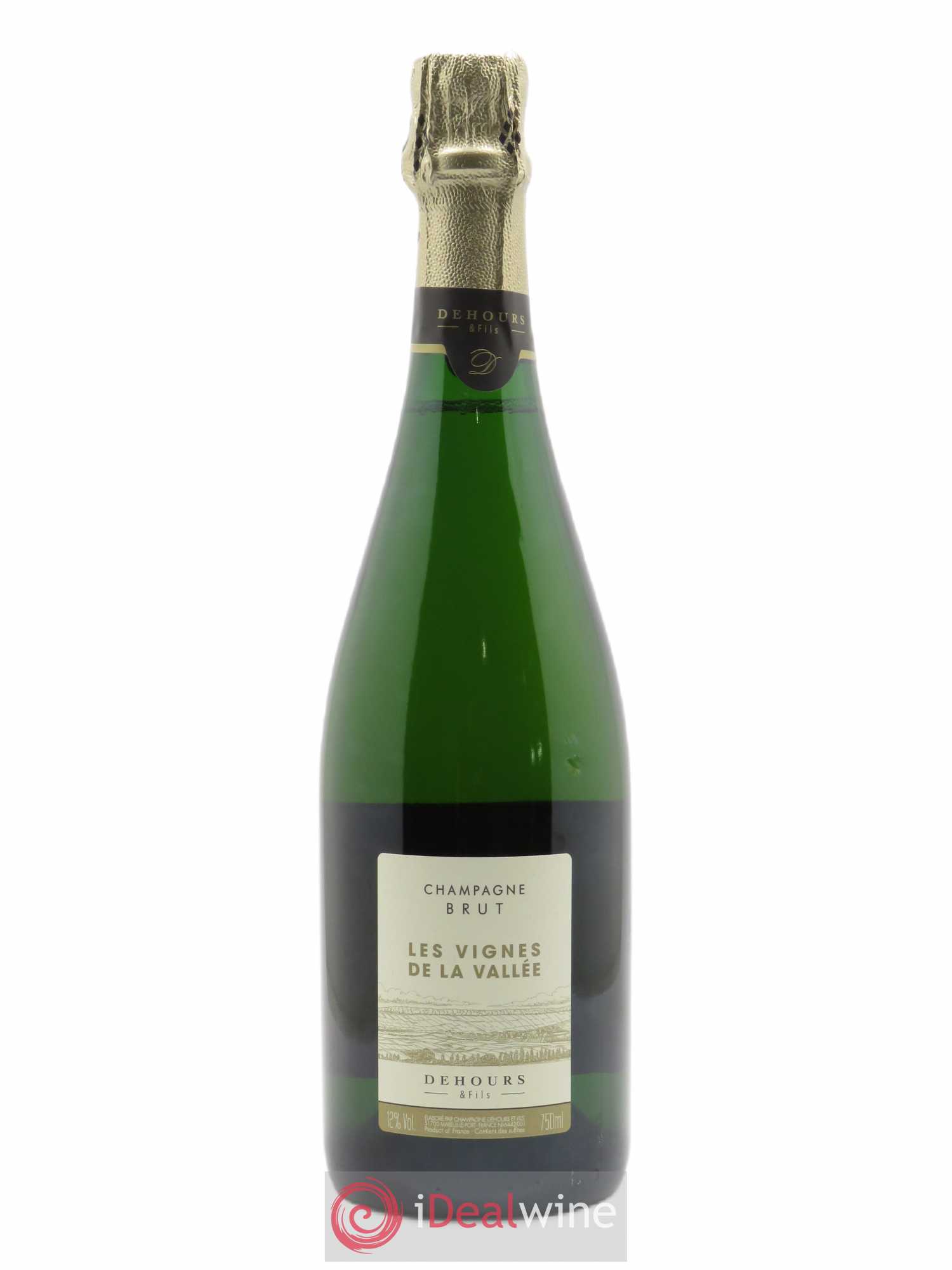 Brut Les Vignes de la Vallée Dehours & Fils   - Lot de 1 Bouteille