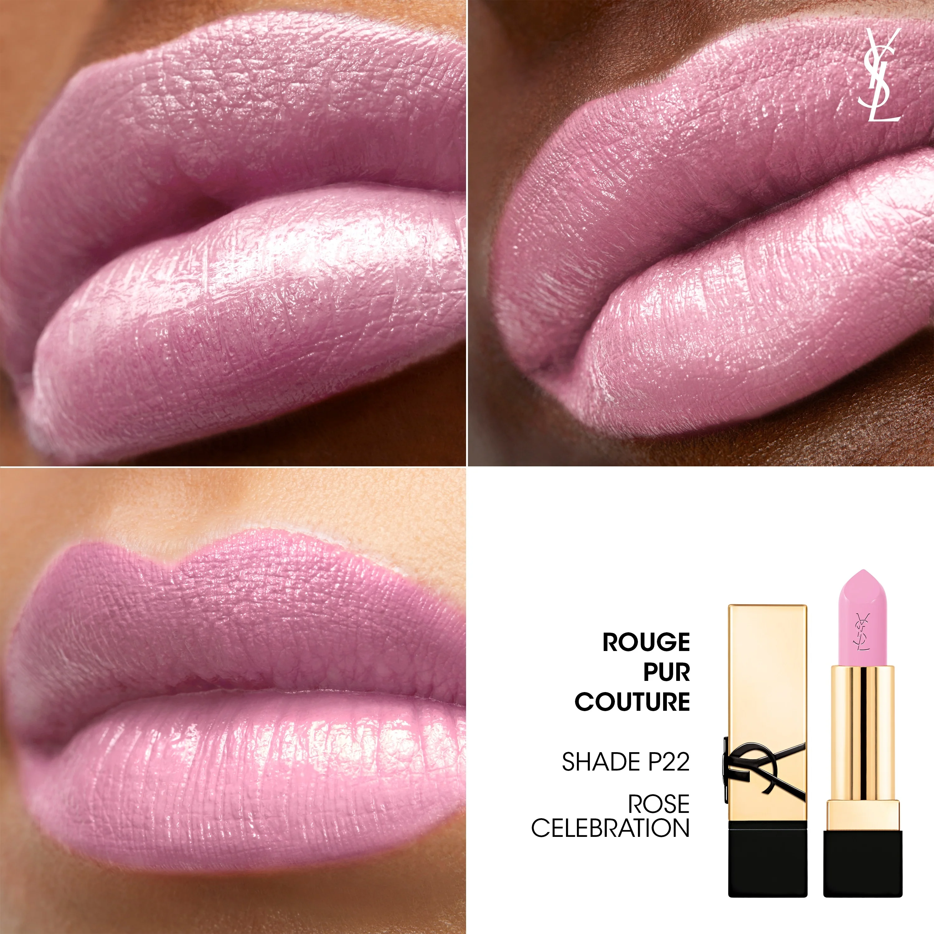 Rouge Pur Couture Lips - Lápiz labial satinado - Lápiz labial