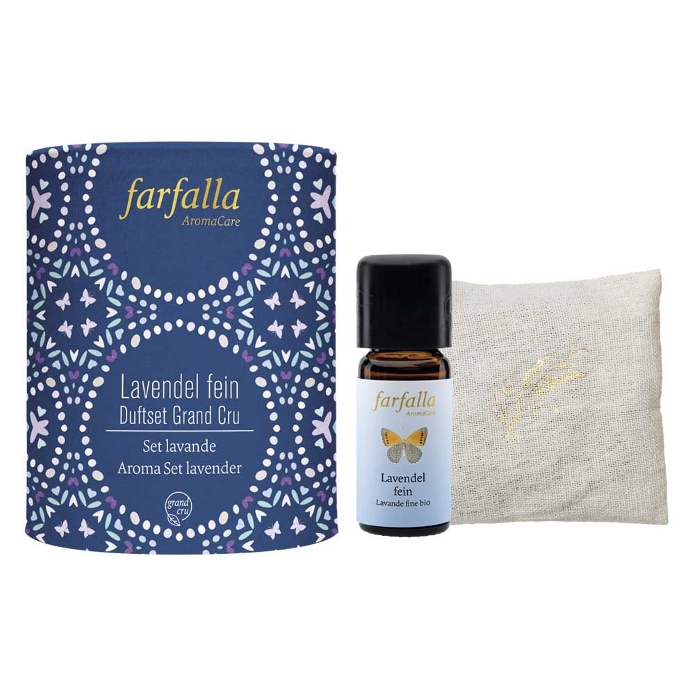 Lavendel fein - Set Grand Cru Ätherisches Öl & Duftkissen