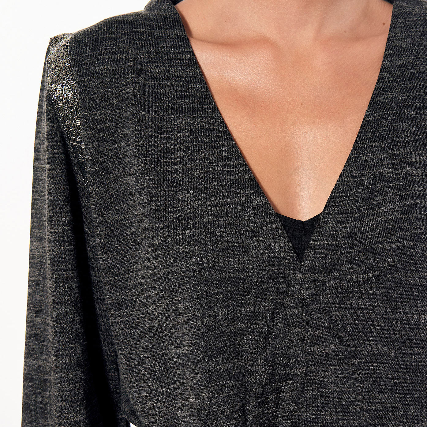 DEMMA  Pull gris Femme
