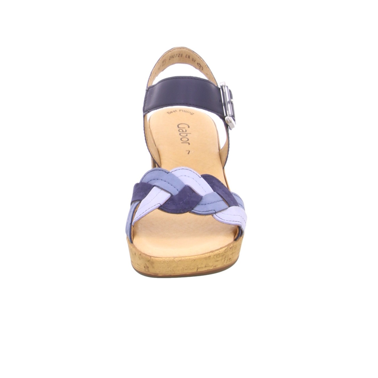 GABOR Plateau Sandalen blau