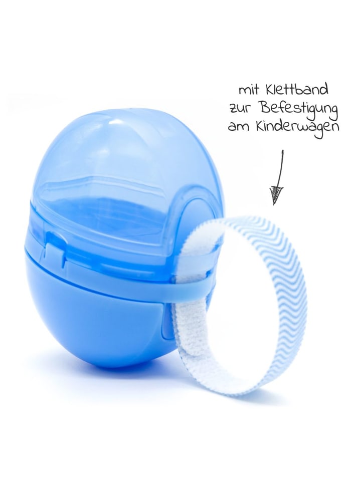 MiaMia Schnullerbox Duo - Blau in blau günstig kaufen onesize